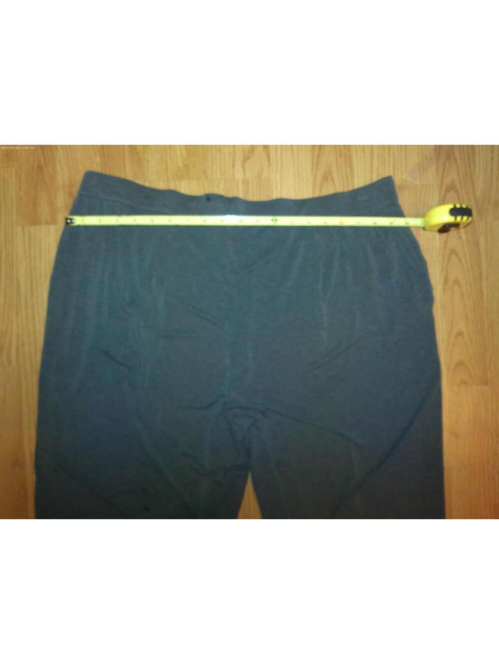 Eileen Fisher womens pull on lightweight gray tencel sweatpant sz 1X comficore - Picture 5 of 8